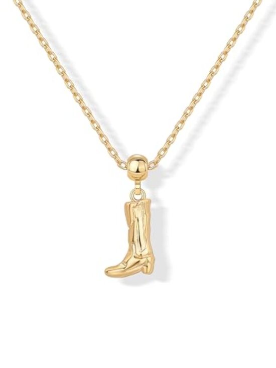 Jewelry - 14K Gold Plated Dainty Necklace with Charms